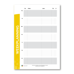 Weekplanning